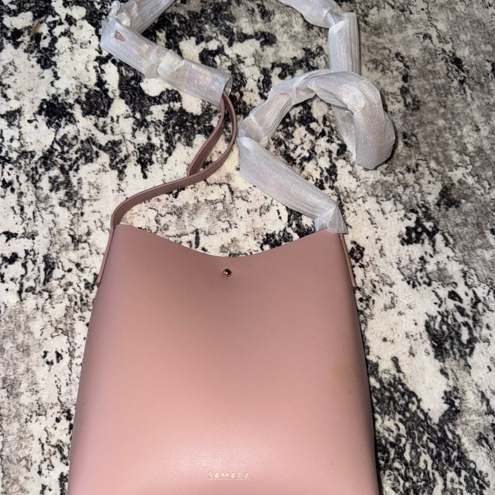 Elegant Samara Pink Crossbody Bag